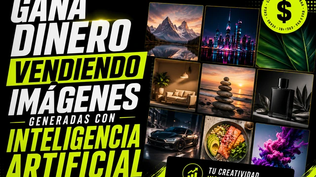 Gana Dinero Vendiendo Imágenes Generadas con IA